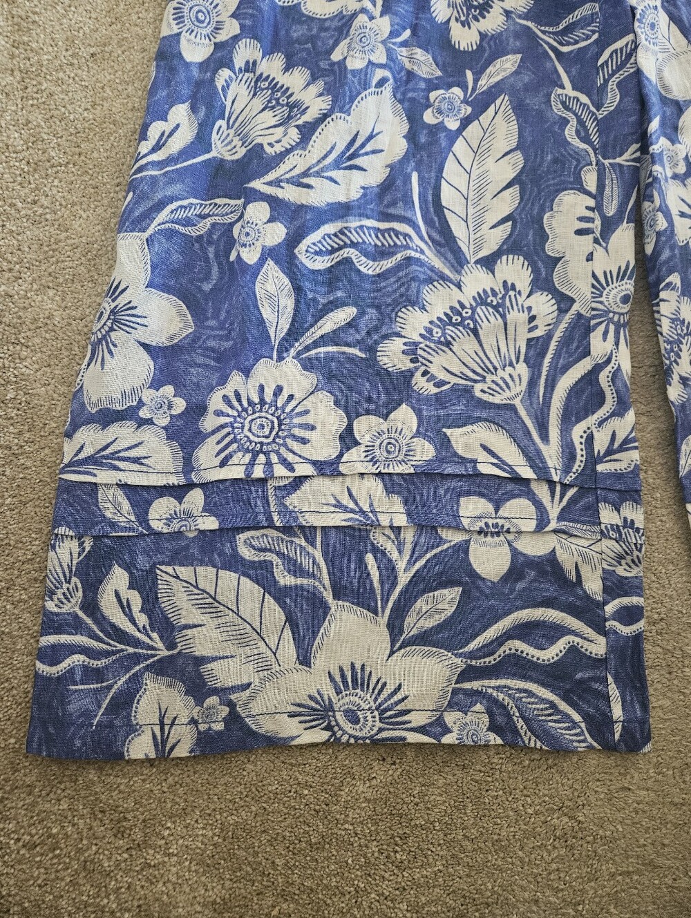 Anthropologie Jumpsuit, Small, Blue floral - Picture 2 of 3